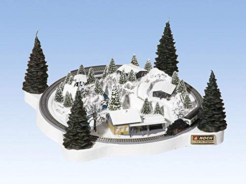 NOCH 88061 - Adventskranz Winterzauber mit Rokuhan Spur Z Gleisen von Noch