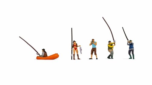 NOCH Angler, detailreiche Figuren für Modellbau, H0 Maßstab, aus Kunststoff NOCH Angler, detailreiche Figuren für Modellbau, H0 Maßstab, aus Kunststoff von NOCH