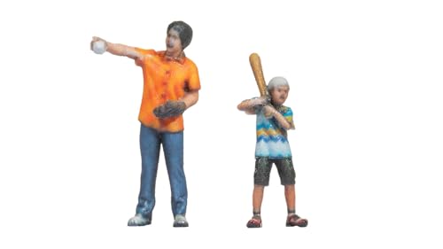 NOCH H0 Figuren Baseball, für Modellbau in Spurweite H0, ideal für Miniaturwelten und Sport-Szenen NOCH H0 Figuren Baseball, für Modellbau in Spurweite H0, ideal für Miniaturwelten und Sport-Szenen von NOCH