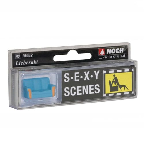 NOCH H0 Figuren Liebesakt (Sofa), Modelle H0 Figuren Set, bewegliche Miniatur Szenen für Modellbau und DIY Projekte von NOCH