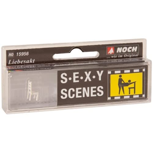 NOCH H0 Figuren Liebesakt (Stuhl), erotisches Modellfiguren-Set 1:87 H0 für kreative DIY und Miniatur-Projekte von NOCH