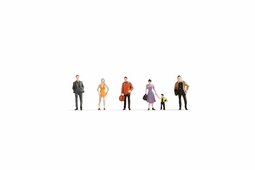 NOCH H0 Figuren Passanten, handbemalte Modellfiguren aus Kunststoff, für Spur H0 bestens geeignet NOCH H0 Figuren Passanten, handbemalte Modellfiguren aus Kunststoff, für Spur H0 bestens geeignet von NOCH