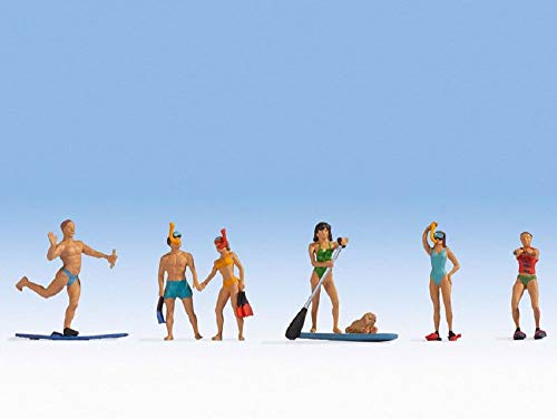 NOCH® H0 Figuren Wassersportler, Figuren-Set für Modellbau H0, Kreatives Basteln und DIY Deko, Hochdetaillierte Miniaturen NOCH® H0 Figuren Wassersportler, Figuren-Set für Modellbau H0, Kreatives Basteln und DIY Deko, Hochdetaillierte Miniaturen von NOCH