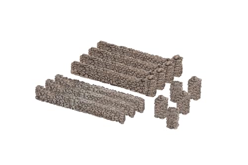 NOCH N Feldsteinmauer, Modellbau Kunststoffhandmauer, 12 Teile für Spur N Grundstücke, kreativ Basteln NOCH N Feldsteinmauer, Modellbau Kunststoffhandmauer, 12 Teile für Spur N Grundstücke, kreativ Basteln von NOCH