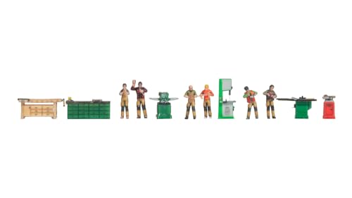 NOCH N Figuren-Themenwelt „Schreinerei“, detailgetreue Werkstatt-Szenen, ideal für Dioramen in Spurweite N NOCH N Figuren-Themenwelt „Schreinerei“, detailgetreue Werkstatt-Szenen, ideal für Dioramen in Spurweite N von NOCH