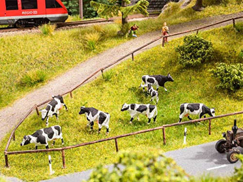 NOCH Sound-Szene „Kuhweide“, realistische Tiergeräusche, perfekt für H0 Modelleisenbahn und Dioramen mit Kunststoff-Figuren von NOCH