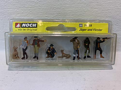 NOCH® Figuren Jäger und Förster“, handkoloriert 1:87 für Modelleisenbahn H0, inklusive Hunde und Jagdgebrauch NOCH® Figuren Jäger und Förster“, handkoloriert 1:87 für Modelleisenbahn H0, inklusive Hunde und Jagdgebrauch von NOCH
