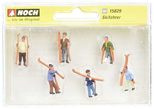 15829 Skifahrer, 6 Figuren von NOCH