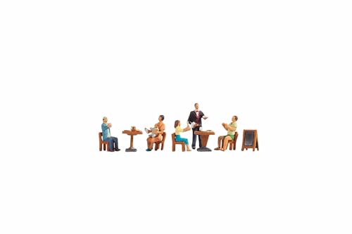 NOCH® Restaurant Figuren-Set H0, Modellbau Figuren detailgetreu, 6-teilig für Miniaturwelten und DIY Bastelprojekte NOCH® Restaurant Figuren-Set H0, Modellbau Figuren detailgetreu, 6-teilig für Miniaturwelten und DIY Bastelprojekte von NOCH