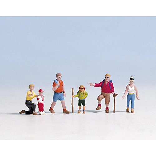 NOCH® Figuren-Set „Wanderer“, H0 Maßstab 1:87, handkolorierte Miniaturfiguren ideal für Modellbahn und Diorama NOCH® Figuren-Set „Wanderer“, H0 Maßstab 1:87, handkolorierte Miniaturfiguren ideal für Modellbahn und Diorama von NOCH