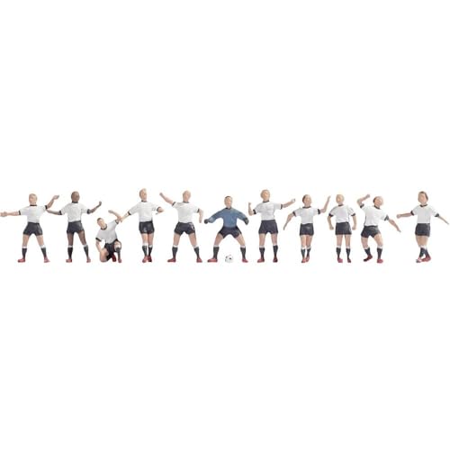 Noch 15965 H0 Figuren Fußballteam Weiß/Schwarz von NOCH