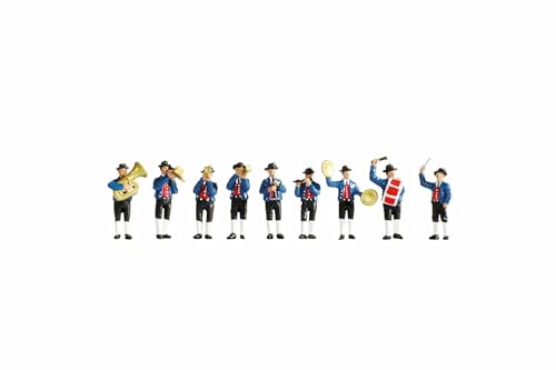 NOCH Musikkapelle, handkolorierte Figuren N, ideal für die Spurweite N, ländliche Szenen und Feste von NOCH