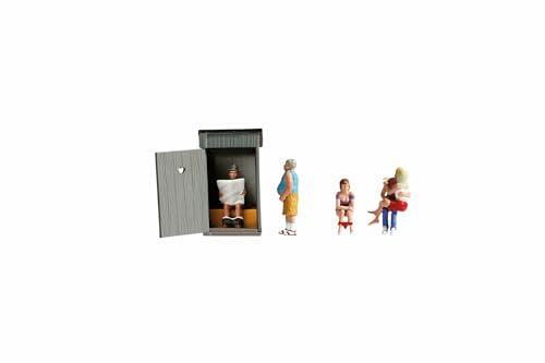 NOCH Klogeschichten Figuren-Set, handbemalte Menschen 1:120 TT für Modellbahn und Dioramen von NOCH