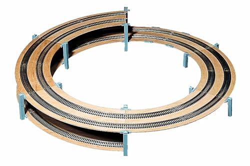 LAGGIES Gleiswendel-Komplettbausatz, Grundkreis für Modellbahn Spur H0, mit 515/579,3 mm Gleisradius von NOCH