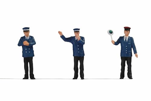 NOCH Bahnpersonal, realistische Modellfiguren für Spur 0, ideal für Modellbahn Zubehör und Dioramen Gestaltung von NOCH