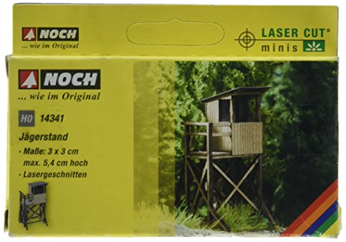 NOCH Jägerstand, Laser-Cut Miniatur Hochstand für Modellbau Szenen Gestaltung, 3 x 3 cm, Höhe 5,4 cm für die Spur H0 NOCH Jägerstand, Laser-Cut Miniatur Hochstand für Modellbau Szenen Gestaltung, 3 x 3 cm, Höhe 5,4 cm für die Spur H0 von NOCH