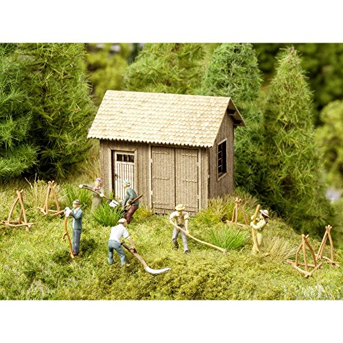 Noch NOCH 00Noch H0 Auf der ALM Lasercutmodell, Bemalt von NOCH