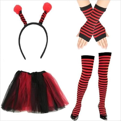 Nocyclonic Bienen Kostüm für Mädchen Erwachsen,Biene Kostüm Haarreif,Bienen Stirnband,Kostüm Haarschmuck Accessoires Mottoparty Cosplay (6) von Nocyclonic