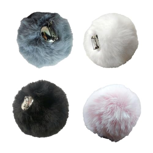Plüsch Hasenschwanz Damen Hasenschwanzkostüm Plüsch Hasenschwanz Kostümzubehör Für Und Erwachsene Ideal Für Karneval Ostern Und Halloween Feiern (4 Stück) von Nocyclonic