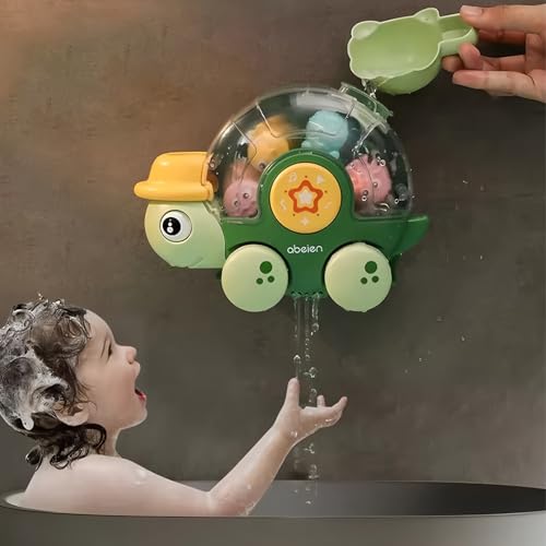Badespielzeug ab 1 Jahre,Schildkröten Babybadewanne Spielzeug, Wand-Badewannenspielzeug mit Saugnäpfen und Löffel,Geburtstags Geschenk Spielzeug für 12-18 Monaten 1 2 3 Jahre Jungen und Mädchen Badespielzeug ab 1 Jahre,Schildkröten Babybadewanne Spielzeug, Wand-Badewannenspielzeug mit Saugnäpfen und Löffel,Geburtstags Geschenk Spielzeug für 12-18 Monaten 1 2 3 Jahre Jungen und Mädchen von Noetoy