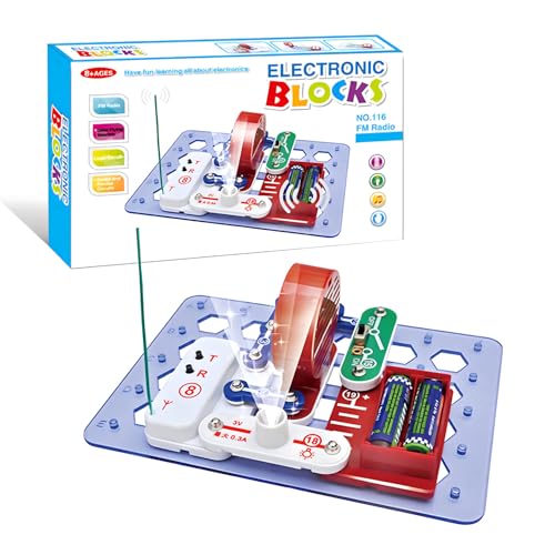 Experimente für Kinder ab 6,FM Radio Experimentierkasten STEM Aktivitäten Elektro Baukasten,Pädagogische Elektrobaukasten Geschenk für Kinder ab 7 8 9 Junge Mädchen Experimente für Kinder ab 6,FM Radio Experimentierkasten STEM Aktivitäten Elektro Baukasten,Pädagogische Elektrobaukasten Geschenk für Kinder ab 7 8 9 Junge Mädchen von Noetoy