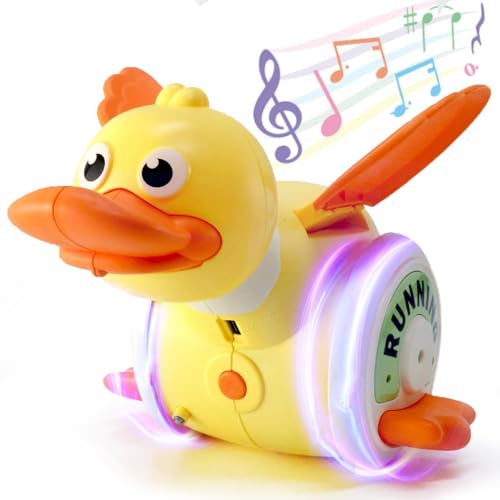 Noetoy Baby Ente Spielzeug für 6-12-18 Monate, Kriechendes und Singendes Musikalisches Babyspielzeug,Leuchtende Lernspielzeug Tummy Time Spielzeug ab 1 2 3 Jahr Noetoy Baby Ente Spielzeug für 6-12-18 Monate, Kriechendes und Singendes Musikalisches Babyspielzeug,Leuchtende Lernspielzeug Tummy Time Spielzeug ab 1 2 3 Jahr von Noetoy