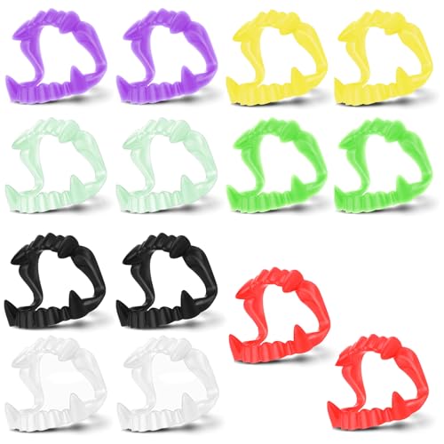 Nogeqi 14 Stück Vampir Zähne Halloween Vampirzähne Kinder, Vampirgebiss für Kinder Erwachsene, Vampire Teeth Kids Adult, Dracula Zähne für Halloween Karneval Masquerade Party Vampir Kostüm Accessoire Nogeqi 14 Stück Vampir Zähne Halloween Vampirzähne Kinder, Vampirgebiss für Kinder Erwachsene, Vampire Teeth Kids Adult, Dracula Zähne für Halloween Karneval Masquerade Party Vampir Kostüm Accessoire von Nogeqi