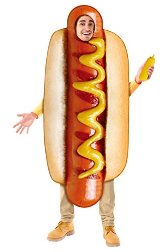 Noiclub Hot Dog Kostüm, Hotdogs Essen Outfit Lustig Verkleidung Erwachsene Halloween Karneval Noiclub Hot Dog Kostüm, Hotdogs Essen Outfit Lustig Verkleidung Erwachsene Halloween Karneval von Noiclub