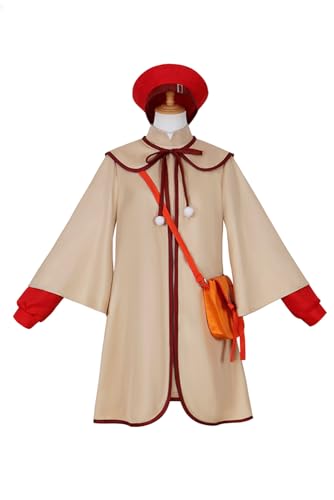 Noiclub Spy Family Anya Forger Cosplay Kostüm Code White Outfits Anime Uniformen Mantel Set Damen Halloween Karnival S von Noiclub