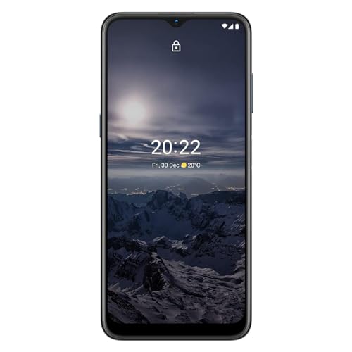 Nokia G21 HD+ Smartphone, 16,5 cm (6,5 Zoll), mit Android 11, 90 Hz Bildwiederholrate, 18 W Schnelllade-Kapazität, 4 GB RAM und 64 GB Speicher, 5050 mAh, 50 MP Dreifach-Kamera, Nordic Blue von Nokia
