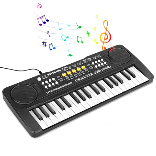 NonKob Elektronische Keyboard für Kinder ab 3 4 5 6 7 8 Jahren, Mini 37-Tasten Kinder Klavier,Musikalische Ausbildung, Einführendes Musiktraining, Geschenke für Jungen/Mädchen/Anfänger NonKob Elektronische Keyboard für Kinder ab 3 4 5 6 7 8 Jahren, Mini 37-Tasten Kinder Klavier,Musikalische Ausbildung, Einführendes Musiktraining, Geschenke für Jungen/Mädchen/Anfänger von NonKob