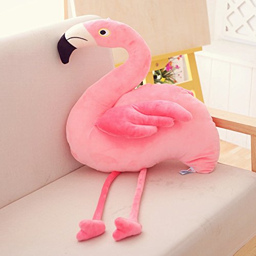 None branded Flamingo Puppe Anhänger Kissen Puppe niedlich Ornamente Plüsch Spielzeugpuppe niedlich rosa 80cm von None branded