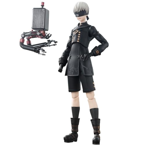 9S Action Figur Anime 9Syorha Figure 15CM Beweglich Gelenke Figur Austauschbare Zubehör PVC Desktop Ornamente von Noowye
