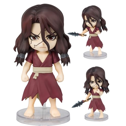 Anime Kohaku/Shishio Tsukasa Action Figuren Anime Q Figur mit Zubehör- Austauschbare Köpfe Figur Beweglich Gelenke 10CM Stehend PVC Modell Ornamente Anime Kohaku/Shishio Tsukasa Action Figuren Anime Q Figur mit Zubehör- Austauschbare Köpfe Figur Beweglich Gelenke 10CM Stehend PVC Modell Ornamente von Noowye