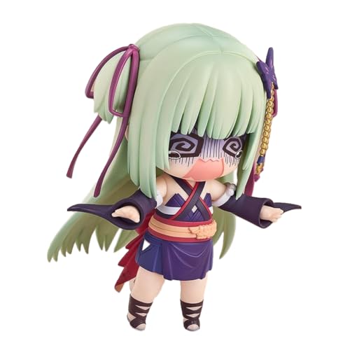 Anime Q Statue Murasame Action Figur - 10CM Austauschbare Köpfe Figur Beweglich Gelenke Cartoon Modell mit Zubehör Desktop Ornamente Geschenk für Fans von Noowye
