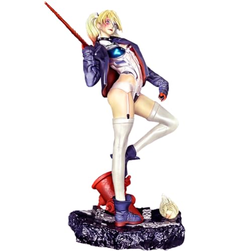 Asuka Langley Soryu Action Figur Anime Harley Statue - 33CM 1/5 Scale Stehend Pose Figur mit Boden Anime Merchandise Dekoration Ornamente Geschenk von Noowye