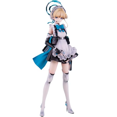 Asuma Toki Action Figur Maid Mädchen Statue Anime Asuma Toki Figure mit Kleid 25CM Stehend Pose Modell PVC Desktop Dekoration Ornamente Geschenk von Noowye