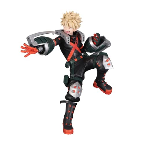Bakugou Katsuki Action Figur Anime Statue 21CM Bakugou Katsuki Figure Cartoon Charakter Fighting Pose Modell PVC Desktop Deko Ornamente Geschenk von Noowye