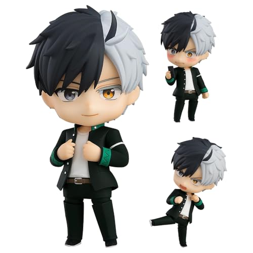 Haruka Action Figur Anime Q Figur Austauschbare Köpfe Zubehör - 10CM Beweglich Gelenke Figure Mini Modell Cartoon Charakter Desktop Ornamente Geschenk von Noowye