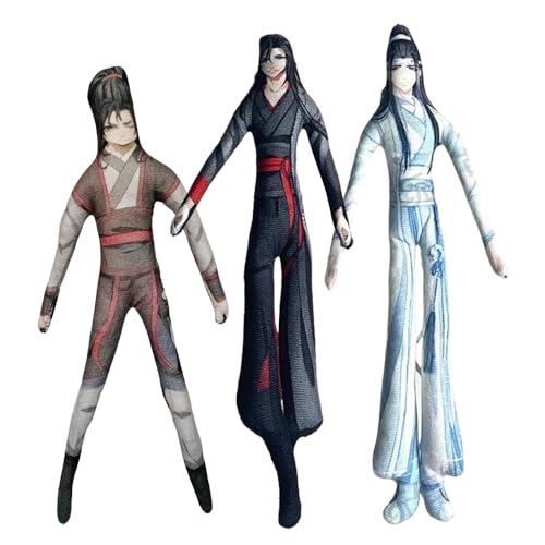 LAN Wang Ji Plüsch Figur Anime Wei Wu Xian Stuffed Soft Plush Figure Bewegliches Gelenke Plüsch Abstrakter Stil Anime Geschenk für Fans 28CM&30CM von Noowye