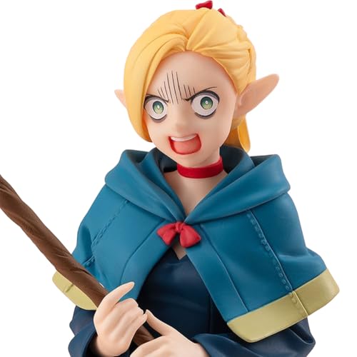 Marcille Donato Action Figuren mit Zauberstab Austauschbare Köpfe - Blaues Kleid Anime Mädchen Figur 14CM Marcille Donato Figur Siztend PVC Ornamen Marcille Donato Action Figuren mit Zauberstab Austauschbare Köpfe - Blaues Kleid Anime Mädchen Figur 14CM Marcille Donato Figur Siztend PVC Ornamen von Noowye