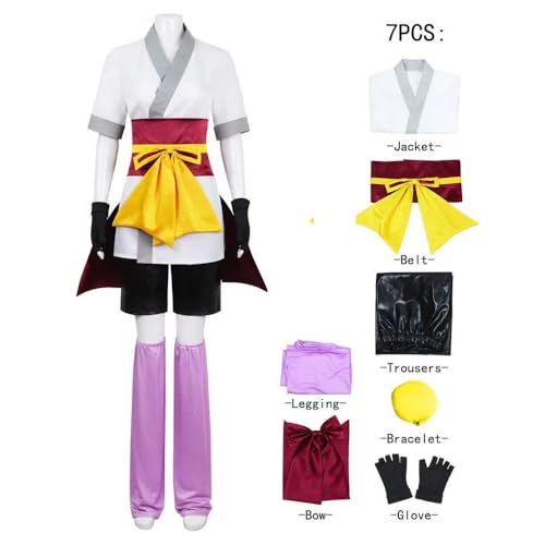 Noowye 7 Stück Machini Cosplay Kostüm Anime Feitan Pōtoo Cosplay Outfits Uniform Halloween Karneval Party Kostüm für Erwachsene Noowye 7 Stück Machini Cosplay Kostüm Anime Feitan Pōtoo Cosplay Outfits Uniform Halloween Karneval Party Kostüm für Erwachsene von Noowye