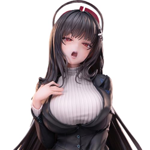 Noowye Anime Figuren Tsukatsuki Rio Statue Siztend Mädchen Figur mit Kopfhörern - 25CM Anime Charakter Figure PVC Cartoon Modell Deko Ornamente Geschenk Fans von Noowye