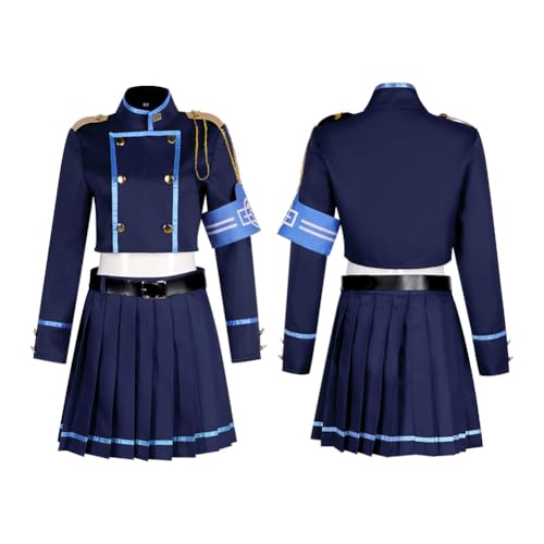 Noowye Anime Tachibana Hikari Cosplay Kostüm Damen Rock Darstellungskostüm Komplettes Set Halloween Cosplay Costume Karneval Party Dress Up Anzug mit Perücke von Noowye