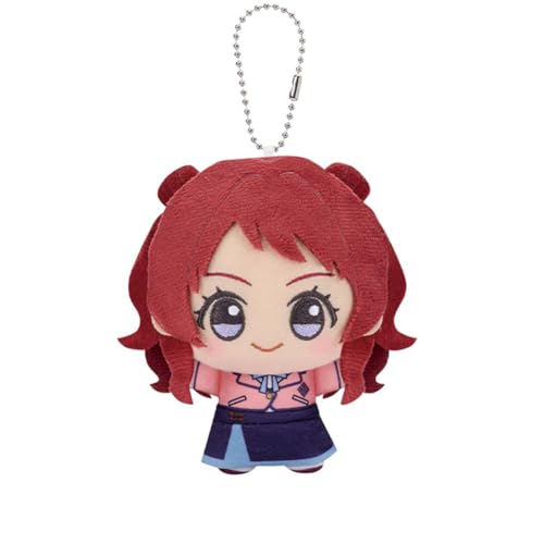 Noowye Kotone Fujita Plüsch Anhänger Anime Saki Hanami/Temari Tsukimura Stuffed Soft Plush Figur Kawaii Schulrucksack Anhänger Dekoration Geschenk 11CM von Noowye