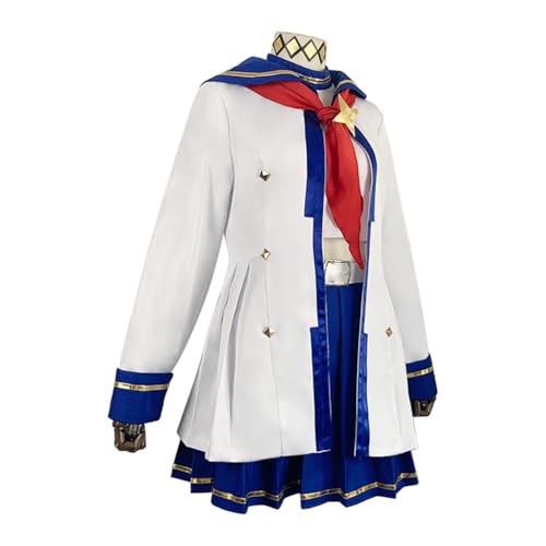 Noowye Oguri Cap Cosplay Kostüm Anime Oguri Cap Special Race Uniform mit Perücke Blau Rock Outfit Halloween Party Karneval Dress Up Anzug für Frauen von Noowye