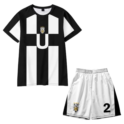 Noowye Seishiro Nagi T-shirt & shorts set Anime Reo Mikage/Rin Itoshi trainingsanzug kurz Trikots 3D-Druck Fans Cosplay uniform Unisex von Noowye