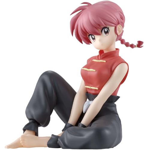 Ranma Saotome/Shampoo Action Figur Statue Anime Cheongsam Mädchen 13CM Cartoon Charakter Sitzend Pose Modell PVC Deko Ornamente Geschenk für Fans von Noowye