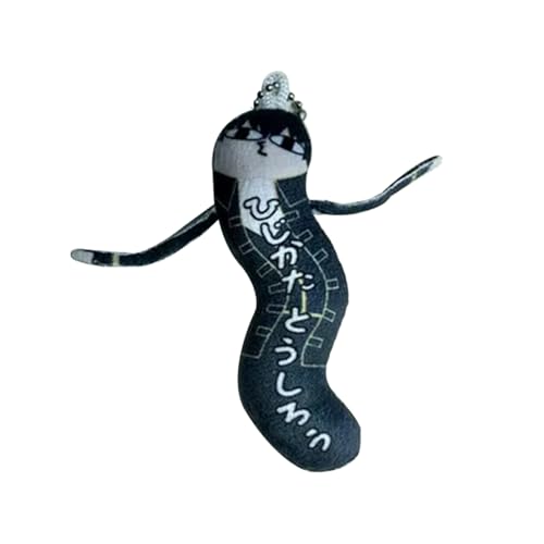 Sakata Gintoki/Kagura Plüsch Anhänger Anime Abstrakter Stil Raupe Hijikata Toushirou Stuffed Plush Mini Anime Kissen Sofa Deko Geschenk 10CM von Noowye