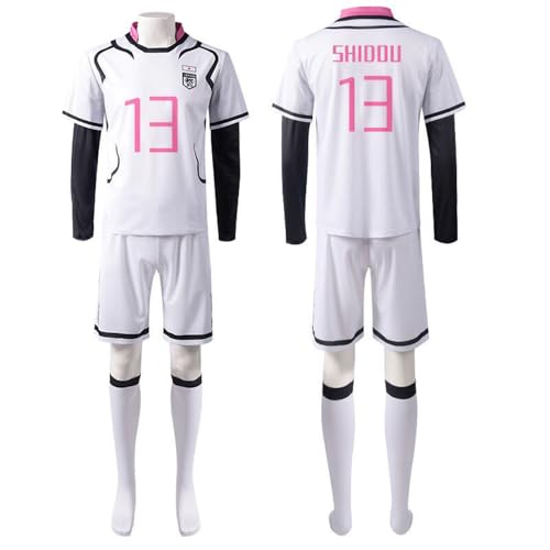 Shidou Ryuusei Cosplay Kostüm Shidou Ryuusei Anime Kostüm - Nr. 13 Fußball Trainingsanzug mit Shorts Kits Socken Outfit für Halloween Dress Up Costume Shidou Ryuusei Cosplay Kostüm Shidou Ryuusei Anime Kostüm - Nr. 13 Fußball Trainingsanzug mit Shorts Kits Socken Outfit für Halloween Dress Up Costume von Noowye